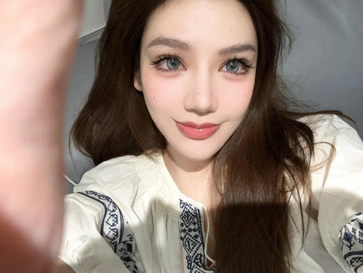 【大直径】4YOUTHCON-洋娃娃灰-14.5mm【年抛 0-800度 无525/575】 商品图6