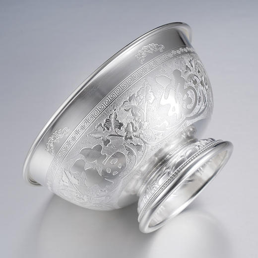 子佩集S999银【开枝散叶】碗摆件【FS008】2401 商品图5