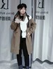 213WS拼色毛织连帽夹棉长款派克服31120（咖啡） 冬季 313204032105 商品缩略图1