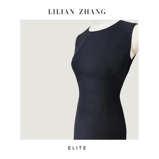 E系列—定制—古典浪漫遇见倾心Lady挚爱经典鱼尾小黑裙  2301115 商品图3