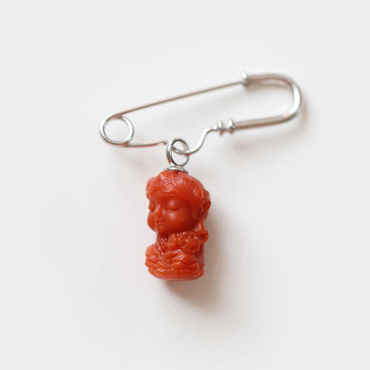 米马原创设计 天然保山南红绿度挂坠  对女性和孩子好 商品图5