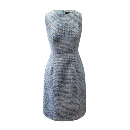 ELITE 马卡龙色小香风A摆连衣裙 - 名媛风修身显瘦连衣裙 1901063 商品图3