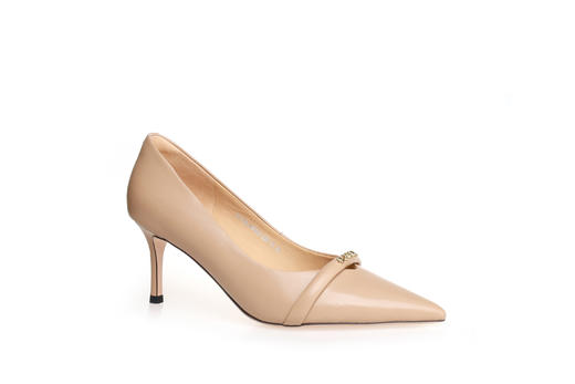 豪麟名鞋奥莱迪嘉女鞋皮鞋胎牛皮革DJYYO41WP208杏色  原价2260元 商品图0