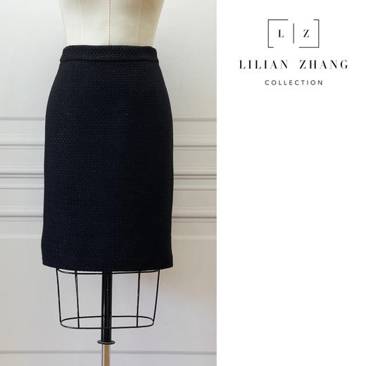 衣橱挚爱—轻奢流苏黑色半裙气质高腰时尚显瘦 2203007 商品图0