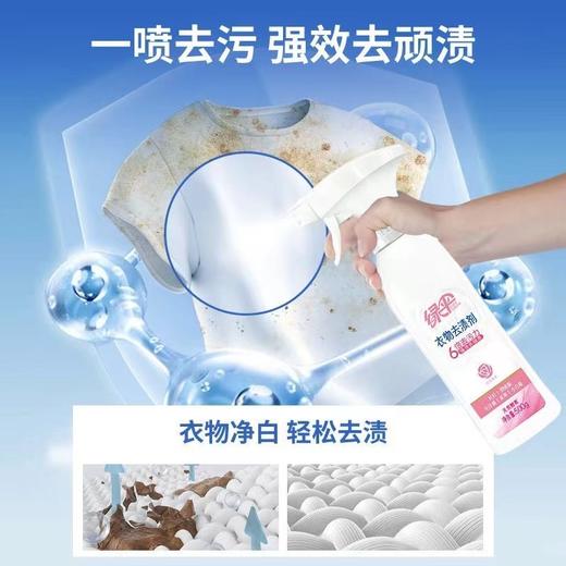 绿伞衣物去渍剂500g去黄去污增白亮家用清洁神器 商品图7