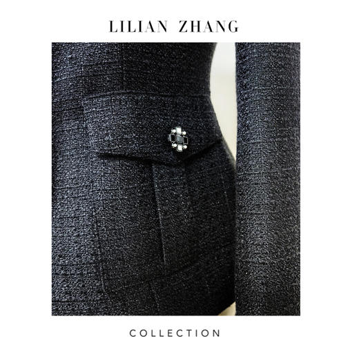 C系列——定制——都市力量——永恒经典、——中古风精致短款外套 2305039 商品图3