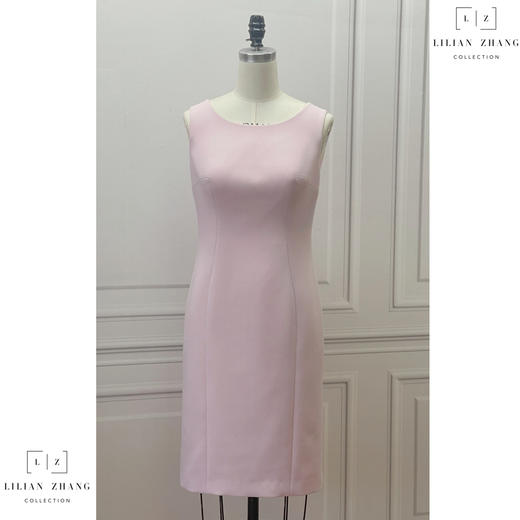 定制—经典之美—魅力自由Lady小个子连衣裙、春夏粉色系穿搭2201042 商品图2