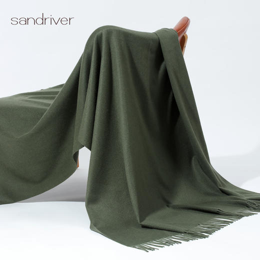 羊绒水波纹披毯SJF92P601C 商品图4