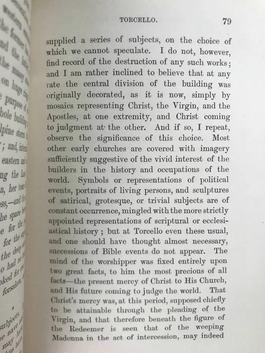 特装本！1892年 约翰·罗斯金《威尼斯之石》（卷1） 全真皮精装32开 商品图7