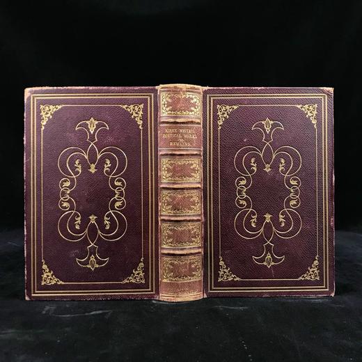 特装本！1855年 亨利·柯克·怀特生平与作品 8幅插图 全真皮精装32开 商品图0