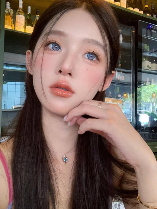 【大直径】4YOUTHCON-洋娃娃蓝-14.5mm【年抛 0-800度 无525/575】 商品图8