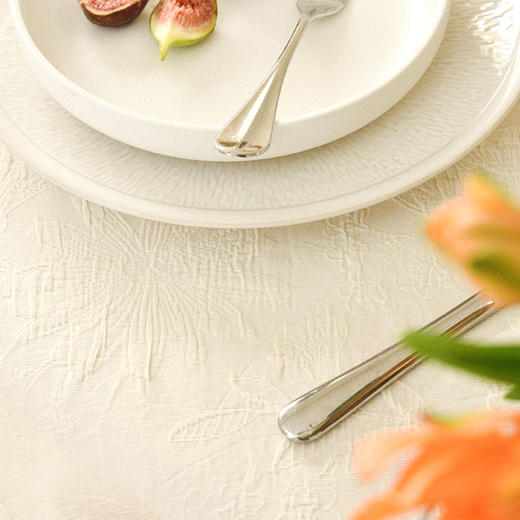 国风海棠系列圆桌布国风全棉欧式复古圆桌布 商品图3