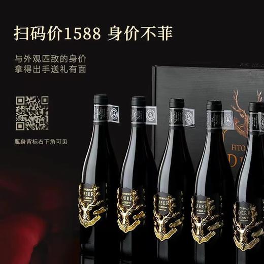 【罗纳河谷AOP】法国迪鹿干红葡萄酒  法国进口 15%vol 商品图3