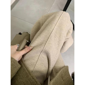 【超厚实！冬日奢感限定羊毛阔腿裤！下单就送防静电喷雾！】超厚实超暖和人字纹羊毛阔腿裤 复合羊羔绒 三色可选2834