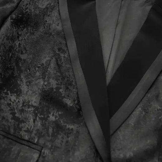 定制—ELITE 缎面拼边提花 - 修身显瘦轻奢百搭短款外套  1905035 商品图2