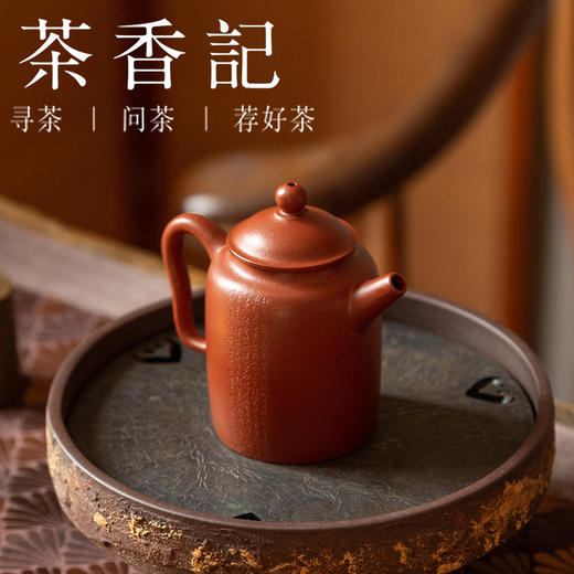 茶香记 紫砂壶 朱泥刻绘 满江红汲直壶 商品图4