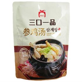 三口一品参鸡汤1kg삼구일품 삼계탕