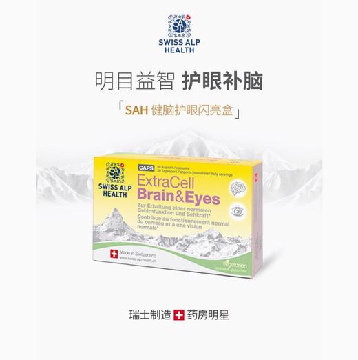 瑞士SAH护眼海藻油DHA脑磷脂叶黄素胡萝素视力疲劳抗蓝光 商品图1