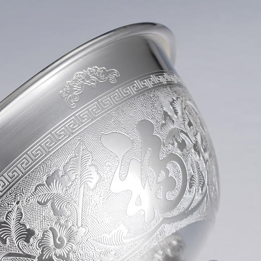 子佩集S999银【开枝散叶】碗摆件【FS008】2401 商品图6