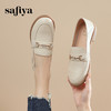 Safiya/索菲娅2024春季新品英伦风百搭羊皮舒适通勤软底乐福单鞋 SF41112120 商品缩略图8