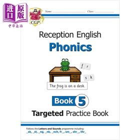 【中商原版】英国CGP English Targeted Practice Book: Phonics - Reception Book 5