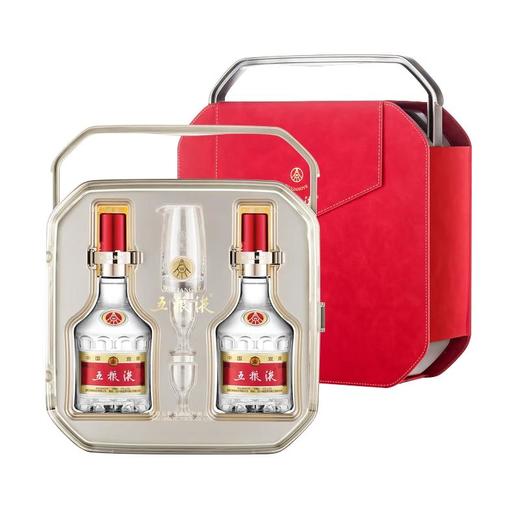 （千）五粮液好事成双52%vol 500mL*2瓶/盒  浓香型 新春送礼礼盒 商品图4