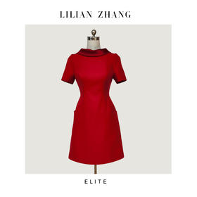 E系列——定制——收藏级——古典浪漫——衣橱挚爱红色小洋装裙  2301121