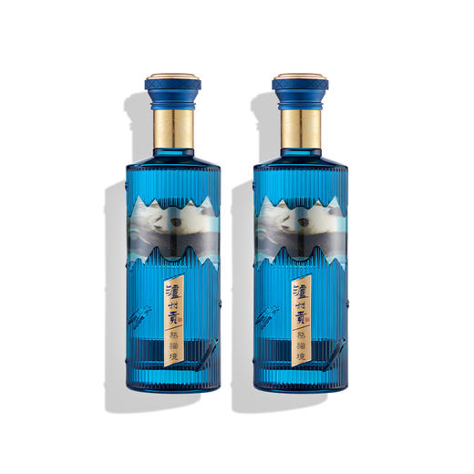 泸州贡酒熊猫境500ML×2瓶装赠礼盒礼袋 52度 38度可选 商品图1