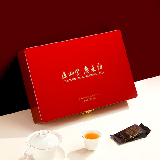 正山堂 广元红礼盒装 四川特级正宗骏眉中国红茶茶叶送礼长辈120g 商品图5