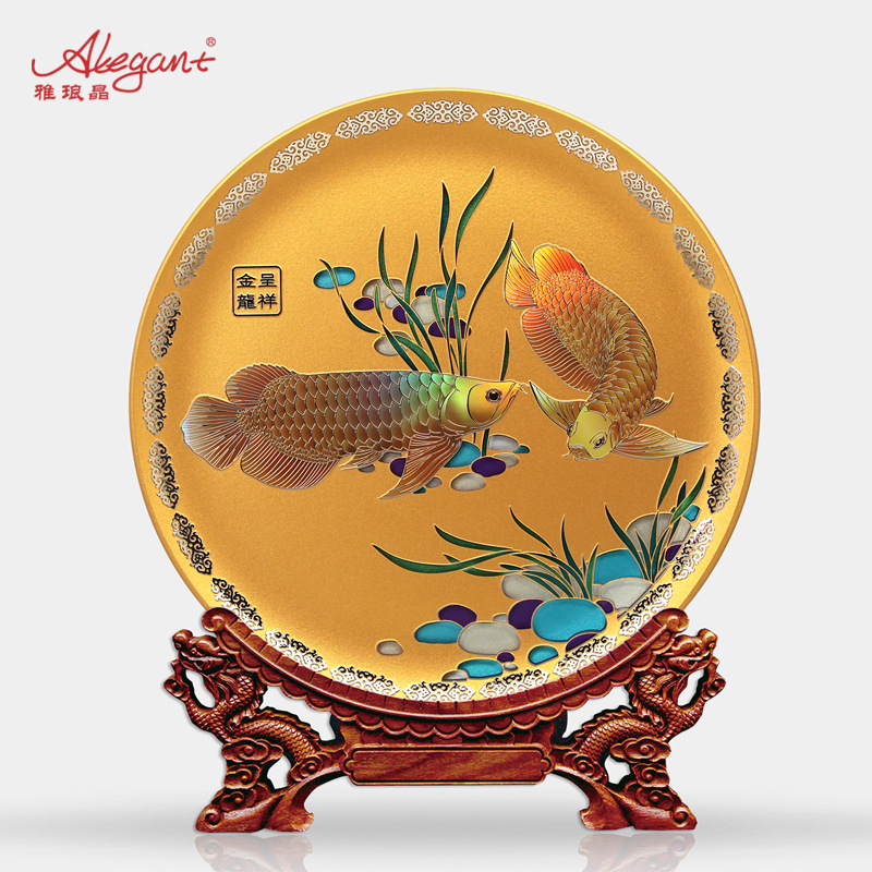 雅琅晶·金龙呈祥（掐丝）