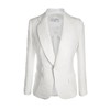 草木之夏-修身弹力小西装、春秋气质 时尚休闲白色西服   2005007 商品缩略图0