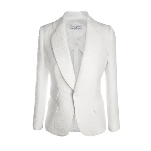 草木之夏-修身弹力小西装、春秋气质 时尚休闲白色西服   2005007 商品图0