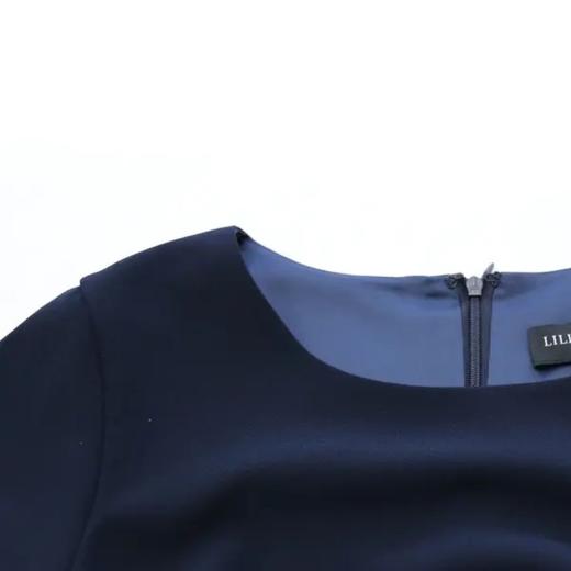 短袖打褶修身优雅连衣裙 Ar*ma*ni - 春夏超显瘦连衣裙 1801019 商品图2