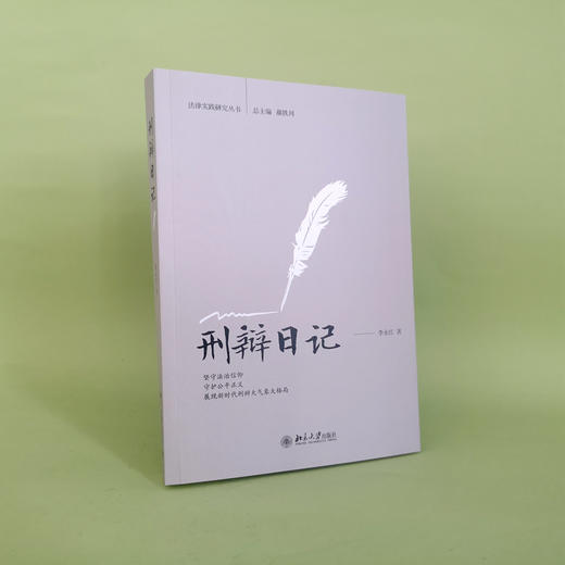 刑辩日记 李永红 北京大学出版社 商品图2