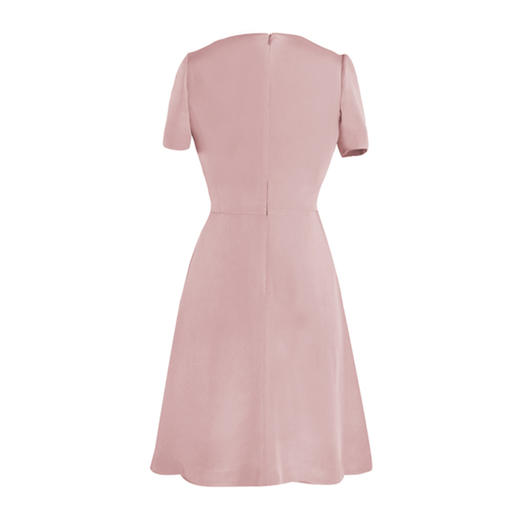 ELITE 清新V领短袖连衣裙 - 优雅轻奢礼服茶歇法式连衣裙 1701063 商品图1