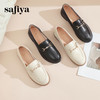 Safiya/索菲娅2024春季新品英伦风百搭羊皮舒适通勤软底乐福单鞋 SF41112120 商品缩略图3
