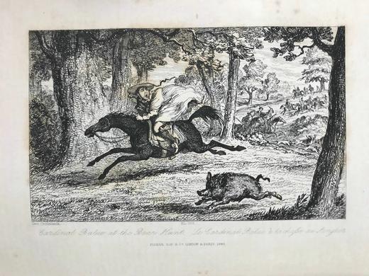 1846年 司各特《威弗利小说集》（卷4） 10余幅版画插图 真皮精装18开 商品图8