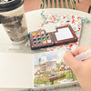 飞乐鸟璀璨敦煌旅行便携水彩颜料套装木盒颜料文艺绘画套装 商品缩略图11