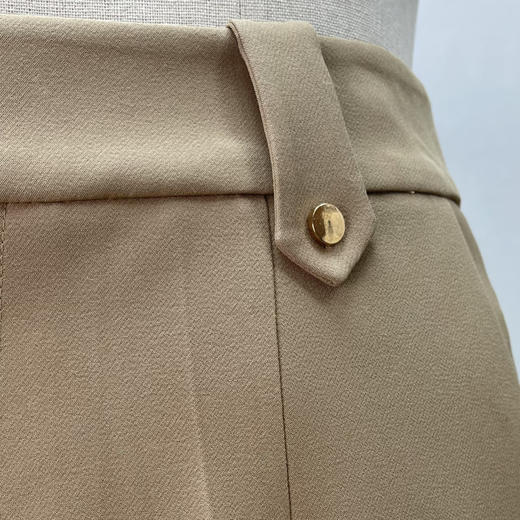 定制-舒适精简中高腰9分小脚裤显瘦时尚气质九分裤 2204002 商品图2