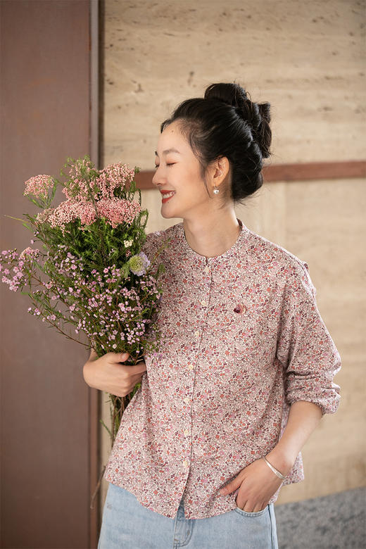 牧衣游进口英国liberty小碎花衬衫限量福利款------ 文鳐 不支持会员折 商品图5