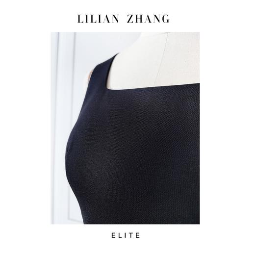 E系列定制——古典浪漫——爱的绽放——衣橱挚爱长款鱼尾小黑裙2301110 商品图2