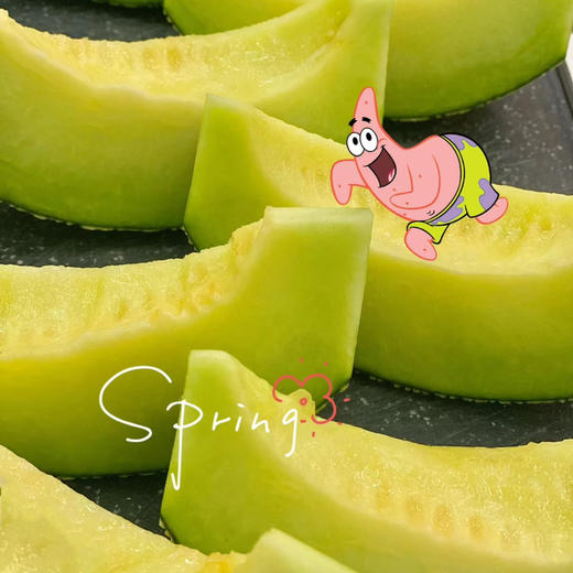 周五下午小区门口自提！可口蜜网纹瓜，冰淇淋口感，超甜，水份足，一口满满瓜香，一组两粒 商品图0