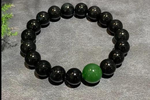 【御珠宫坊】墨玉子料手串 商品图4