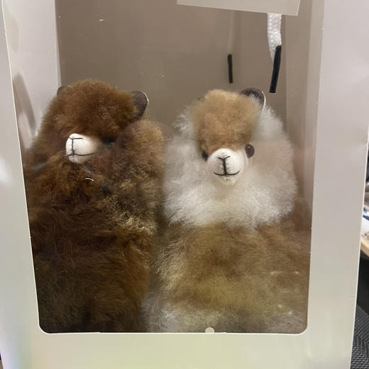 秘鲁进口羊驼毛绒玩具-17cm 商品图0