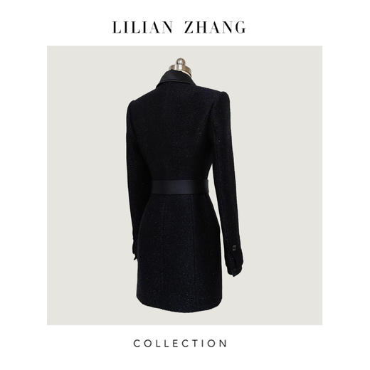 C系列——定制———都市力量——至简新潮——中古风收腰中长外套 2305048 商品图2