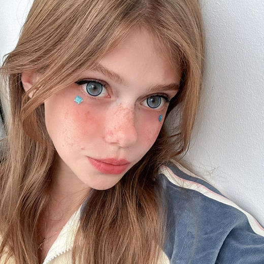 【大直径】4YOUTHCON-洋娃娃蓝-14.5mm【年抛 0-800度 无525/575】 商品图11