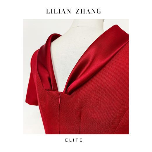 E系列——定制——收藏级——古典浪漫——衣橱挚爱红色小洋装裙  2301121 商品图3