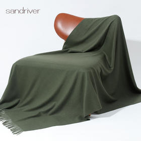 羊绒水波纹披毯SJF92P601C