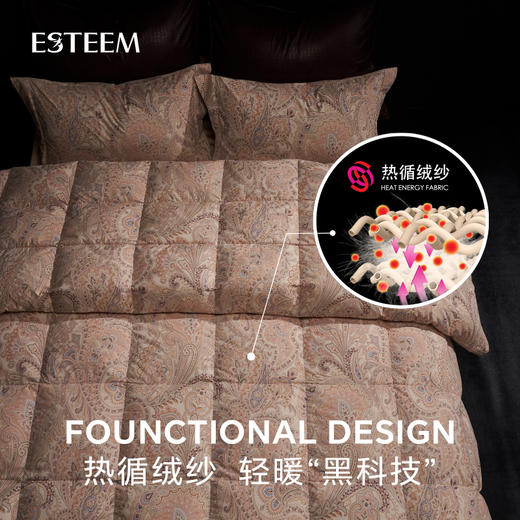冰河湾公园可水洗鹅绒春秋被四件套 商品图4