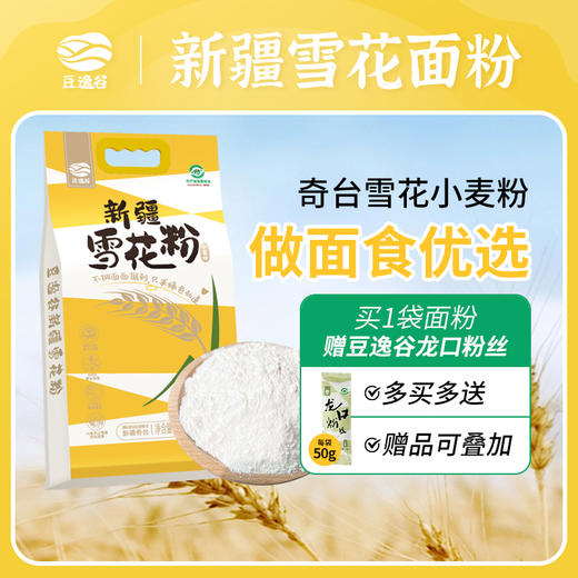 豆逸谷纯绿豆龙口粉丝/新疆拉条子挂面/雪花粉/萝卜干 商品图1